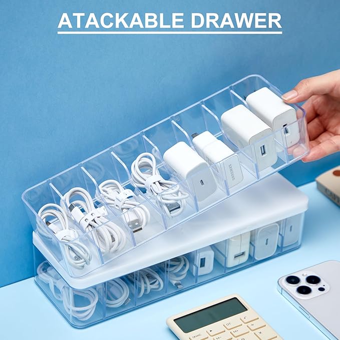 Tatuo 6 Pcs Cable Organizer Box - Image 3