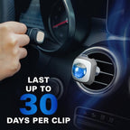 Air Jungles Ocean Scent Car Scent Car Air Freshener Vent Clip, Natural - Image 4
