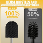 BESy Toilet Brush and Holder, Toilet Cleaner Bowl Set - Image 5