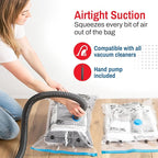 8 Pack Small Vacuum Storage Bags - Image 4