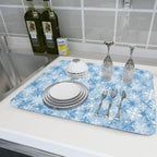Winter Snowflake Dish Drying Mat - Image 5