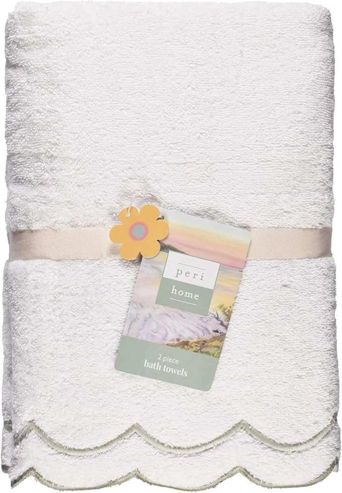 Peri Home 2 Piece Bath Towel Set, 500 GSM, 100% Cotton Towel - Image 8