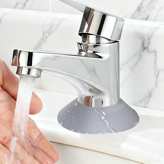 Small Sink Faucet Splash Handle Drip Guard Mat Silicone Pad Protectors Behind - Image 3
