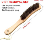 3 Pieces Wood Cashmere Comb and Wood Sweater Shaver Comb Combo Pack Fabric - Image 3