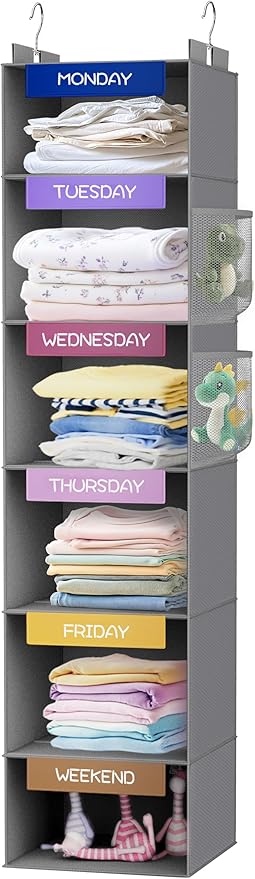 VERONLY Weekly Hanging Closet Organizer by VERONLY