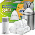 Trash Bags 3 Gallon Small Kitchen Drawstring Bathroom Garbage Bags, Fit 3 Gal by ALLCLEANbags
