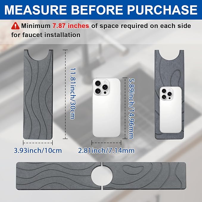 Faucet Mat for Kitchen Sink - Image 2