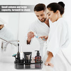 Black Toothbrush Holder for Bathroom, Detactable Bathroom Tray for Men - Image 5