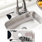 Sink Faucet Absorbing Mat, 2 Pack Drying Mat Around Faucet Sink Splash Guard by BathtubMat