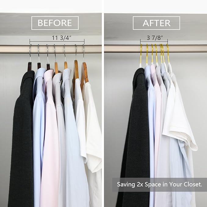 MIZGI Premium Velvet Hangers Pack 50 Pcs Heavyduty - Image 5