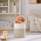 VIPOSCO Large Laundry Hamper, Tall Woven Rope Storage Basket - Image 2