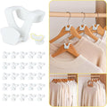 Smartor Clothes Hanger Connector Hooks 30 Pack, Closet Storage and Organization by Smartor