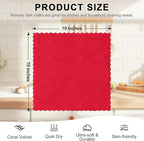Homaxy 24 Pack Kitchen Dish Cloths, Super Soft and Absorbent Coral Velvet Dish - Image 5