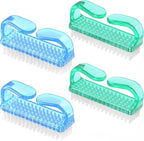 Handle Grip Nail Brush, Hand Fingernail Brush Cleaner Scrubbing Kit Pedicure by Larbois