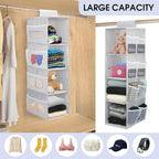 PetsHome 4-Shelf Hanging Closet Organizer, Space Saver, Closet Hanging Storage - Image 5