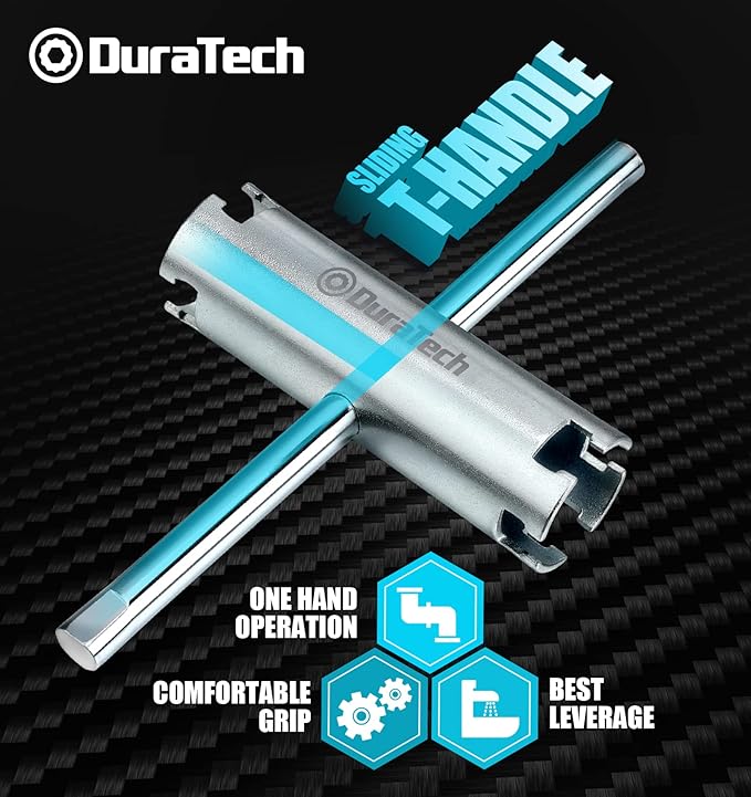 DURATECH Basket Strainer Wrench, Universal Sink Strainer Wrench - Image 6