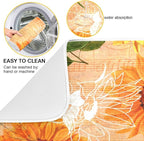 Super Absorbent Dish Drying Mat, Microfiber Fast-Drying Dish Mat, Kitchen Dish - Image 2