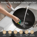 Sink Edge Protector with Suction Cup, Silicone Sink Splash Guard - Image 3