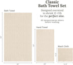 GILDEN TREE Waffle Towel Set Quick Dry Thin | 2 Bath Towels | 2 Hand Towels | 2 - Image 8