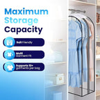Clear Garment Bags for Clothes Storage - Image 4