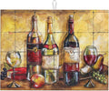 Retro Wine Drinks Pattern Dish Drying Mats by Unknown