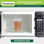 Freshware Food Storage Containers 32 oz Plastic Deli Containers - Image 5