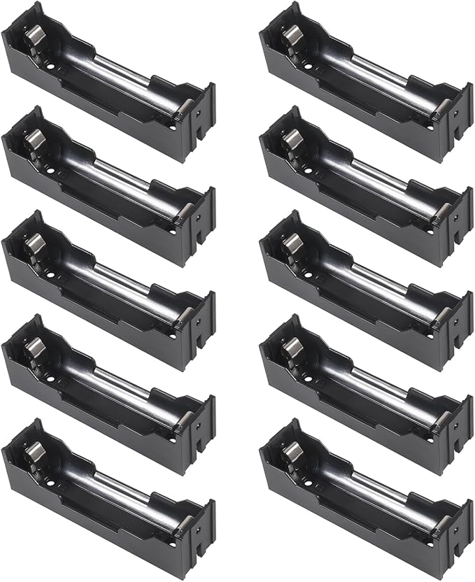 10pcs 18650 Battery Case Holder 1 Slots X 3.7V DIY 18650 Battery Storage Box by ACEIRMC