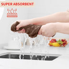 Homaxy 100% Cotton Waffle Weave Kitchen Dish Cloths, Ultra Soft Absorbent Quick - Image 3