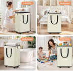 Laundry Basket with Wheels, Collapsible Laundry Baskets, Laundry Hamper with - Image 7