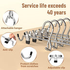 Pants Hangers Space Saving, Stackable Skirt Hangers - Image 8