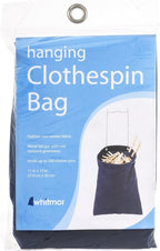 Whitmor Hanging Clothespin Bag Navy - Image 3