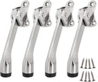 4 Pack Kickdown Door Stop, Commercial Heavy Duty Door Stops by LISHINE