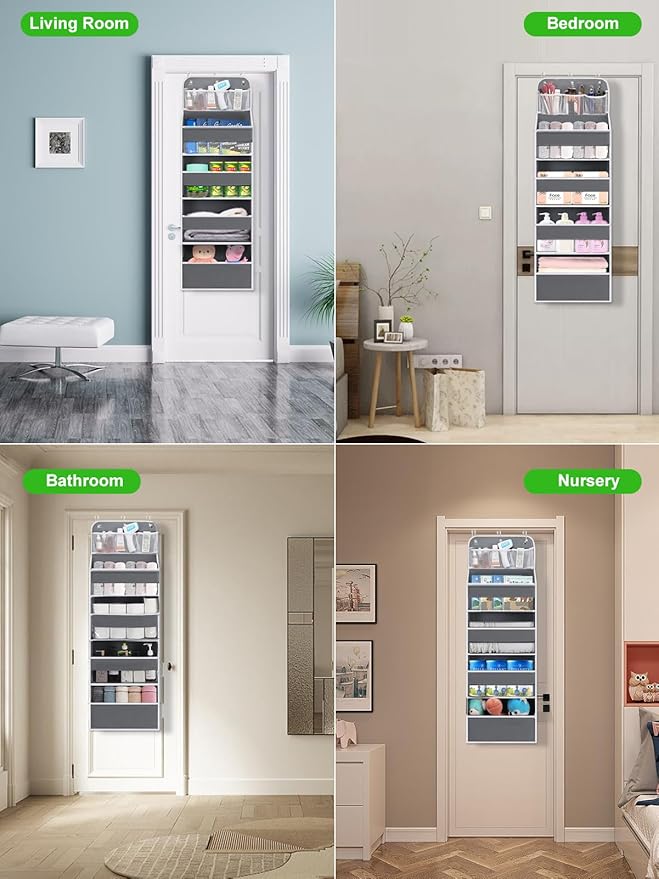 2 Pack Over the Door Organizer - Image 4