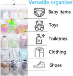 MISSLO 30 Large Pockets Dual Sided Hanging Baby Shoe Organizer - Image 5