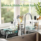Sponge Holder for Kitchen Sink, Kitchen Sink Caddy - Image 7