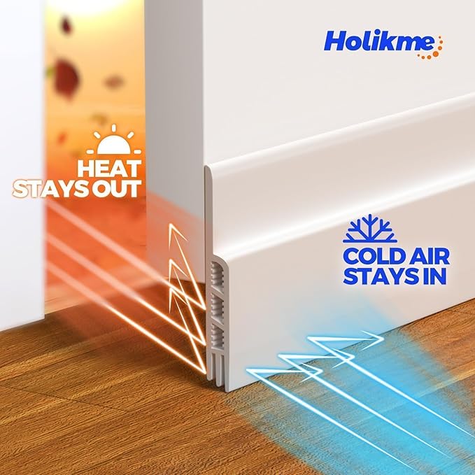 Holikme 2 Pack Door Draft Stopper Sheets, Rolls & Strips Under Door Draft - Image 2