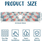 Red Gray Tile Kitchen Sink Splash Guard Faucet Mat Red White Diamond Super - Image 2