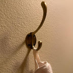 Soild Brass Wall Hooks for Hanging, Antique Brass Coat Hooks Wall Mounted - Image 6