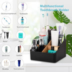 Toothbrush Holder for Bathrooms, 5 Slots Tooth Brush Holder - Image 3