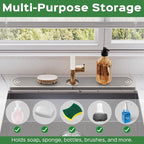 23.6 Inch Stone Faucet Mat for Kitchen Sink Splash Guard - Image 5