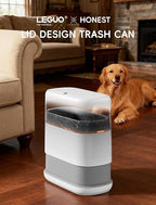 Bathroom Trash Can with Lid, Slim 3.3 Gallon Vacuum adsorption Garbage Bin - Image 5