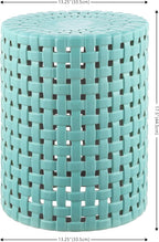 SAFAVIEH Home Collection Sayre Robins Egg Blue Ceramic 18-inch Decorative Accent Garden Stool for Living Room, Bathroom, Patio, Side Table, Plant Stand (Fully Assembled) - Image 3