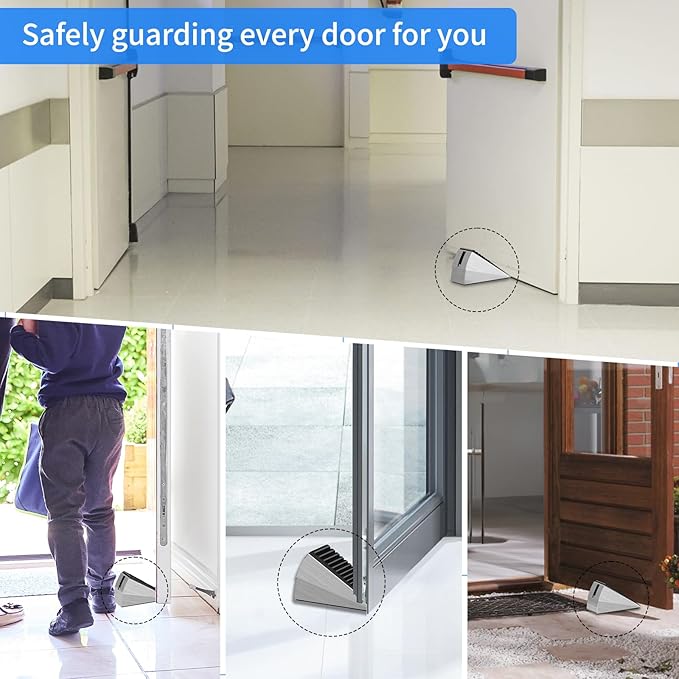 2 Pack Strongest Heavy Duty Door Stopper Wedge - Image 6