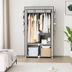 Portable Closet for Hanging Clothes, Portable Wardrobe Closet - Image 2