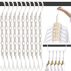 DUCOO 10 PCS Space Saving Hangers, 5-Hole Magic Hangers by Unknown