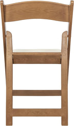 Flash Furniture Hercules Commercial Indoor/Outdoor Folding Event Chair, Wood Look, Weather-Resistant, Lightweight Design, Versatile Use, Set of 2, Chestnut - Image 7