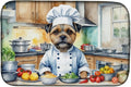 Caroline's Treasures DAC6213DDM Border Terrier The Chef Dish Drying Mat by CarolinesTreasures