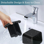Black Toothbrush Holders for Bathrooms, Kids Electric Toothbrush and Toothpaste - Image 4