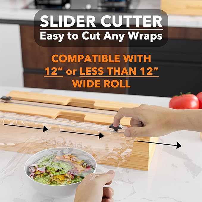 SpaceAid WrapNeat 2 in 1 Wrap Organizer - Image 5