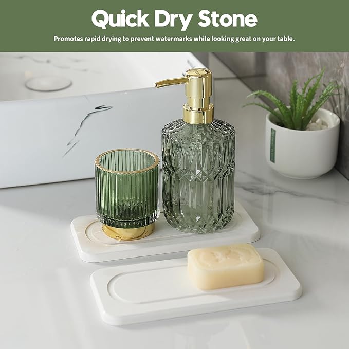 2Pack Water Absorbing Stone Tray - Image 2